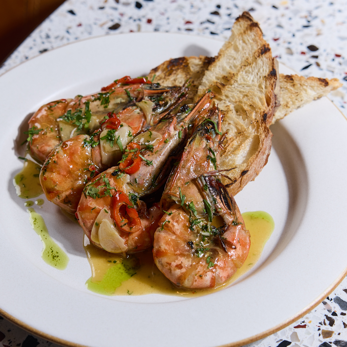 HERBY KING PRAWNS