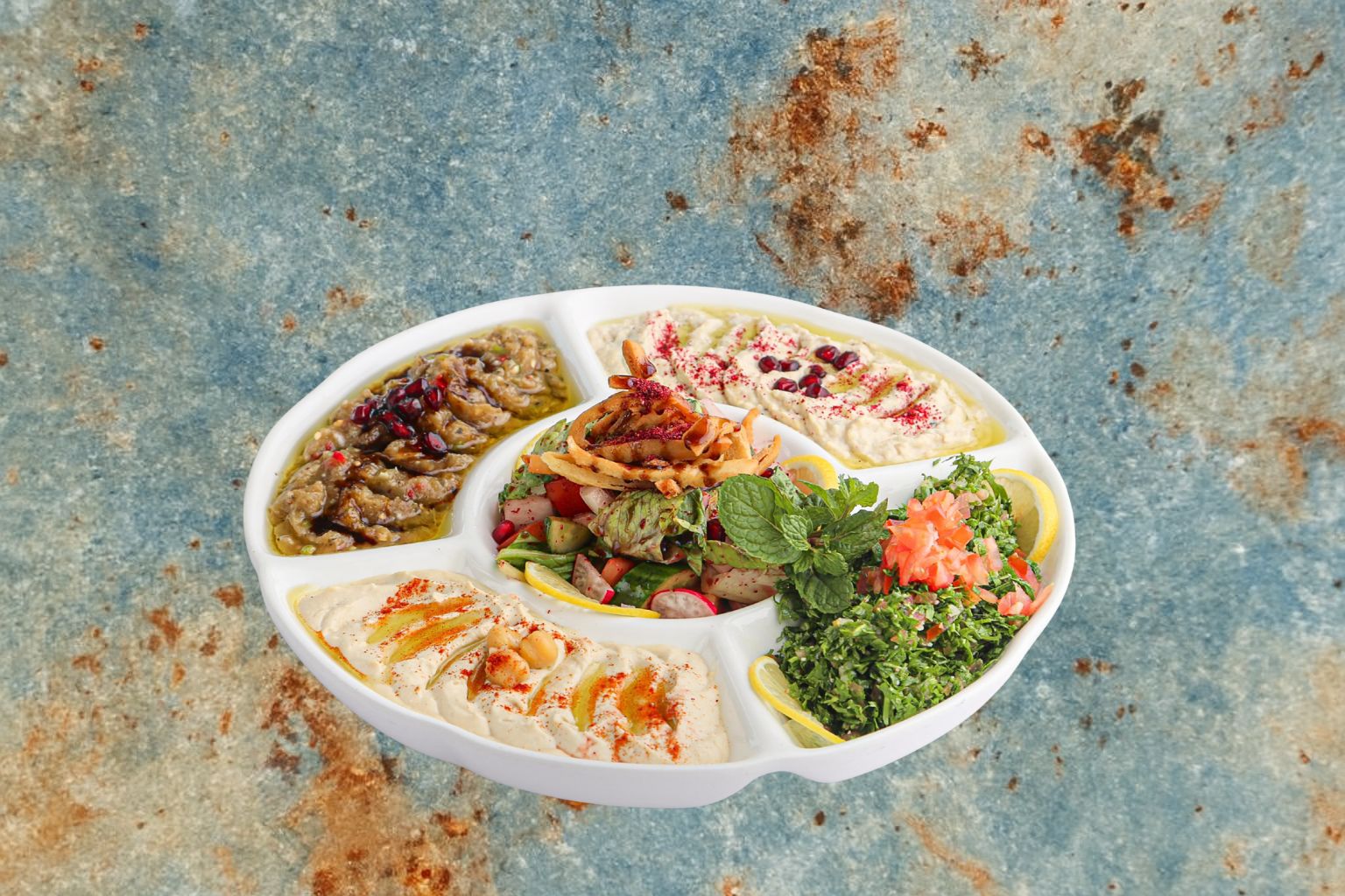 Cold Mezza Platter - مقبلات بارد