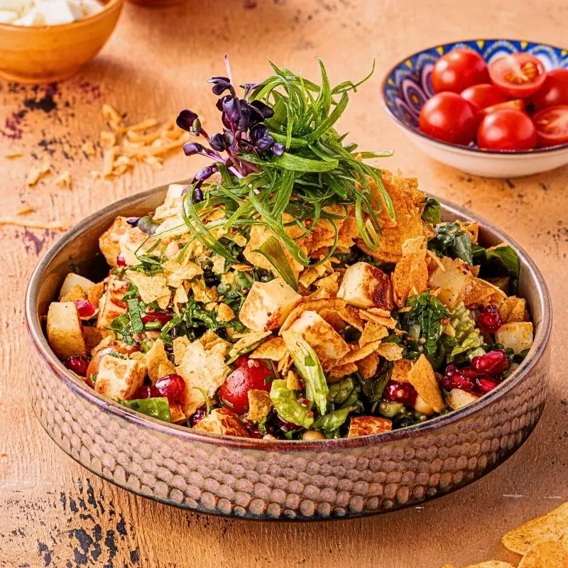 Halloumi Salad - سلطة الحلومي