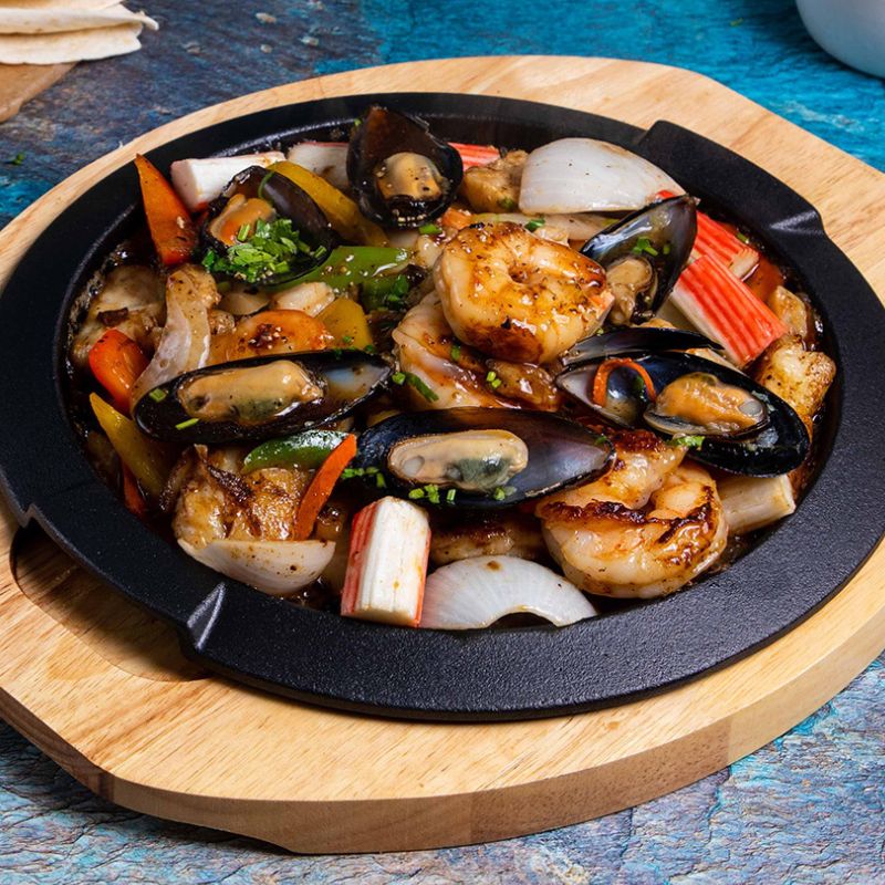 Seafood Sizzling Fajita - سيزلنج فاهيتا المأكولات البحرية