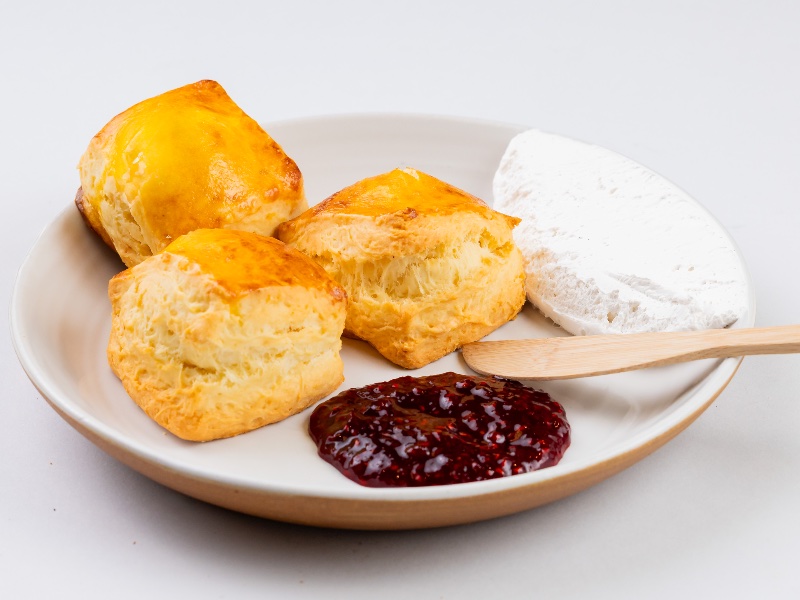 Scones, House Jam, Whipped Cream