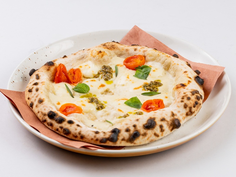 Mini Flatbread Mozzarella & Roasted Cherry Tomato