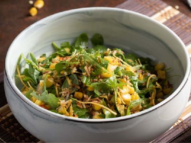 Grilled Corn Salad - سلطة الذرة المشوية