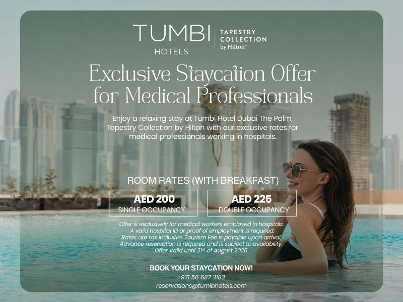 Exclusive Staycation Offer for Medical Professionals
