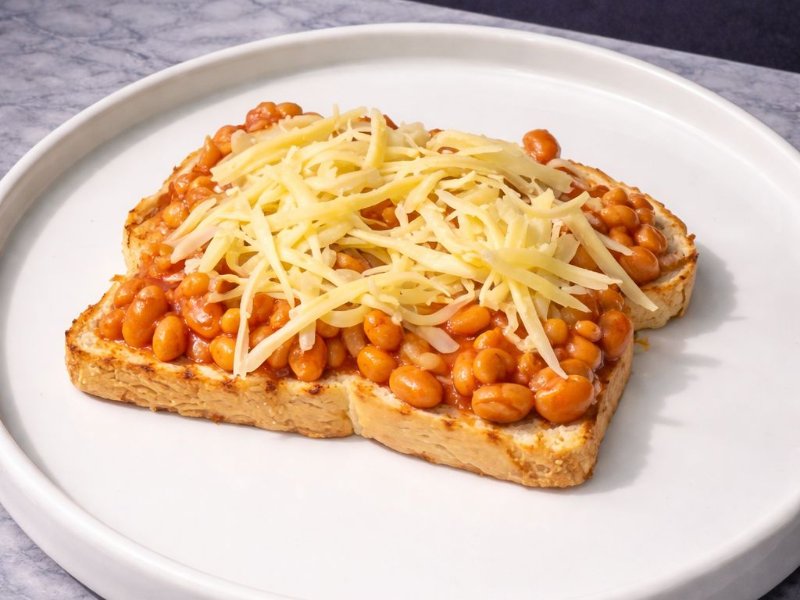 CHEESY BEANS ON TOAST