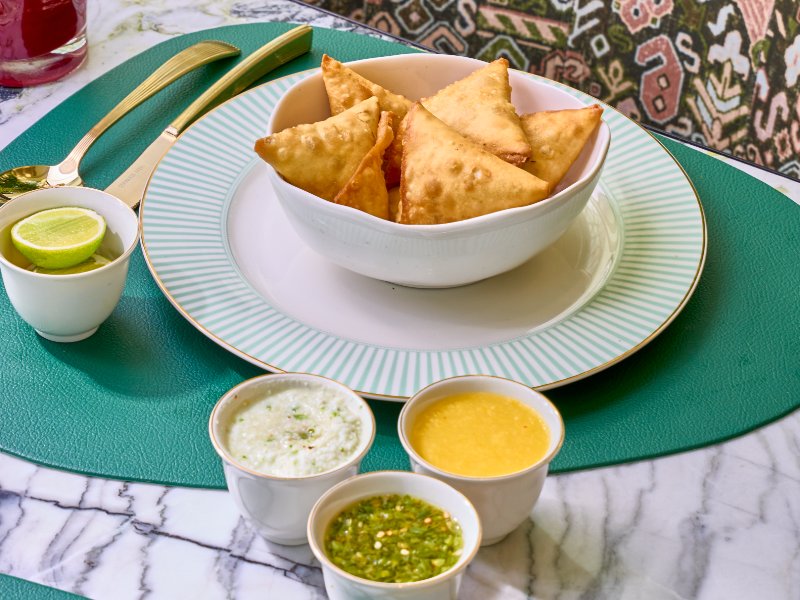 Fried Potato Samosa - Full
