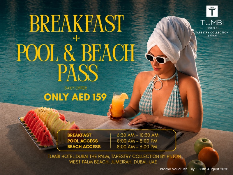 BREAKFAST POOL & BEACH PASS