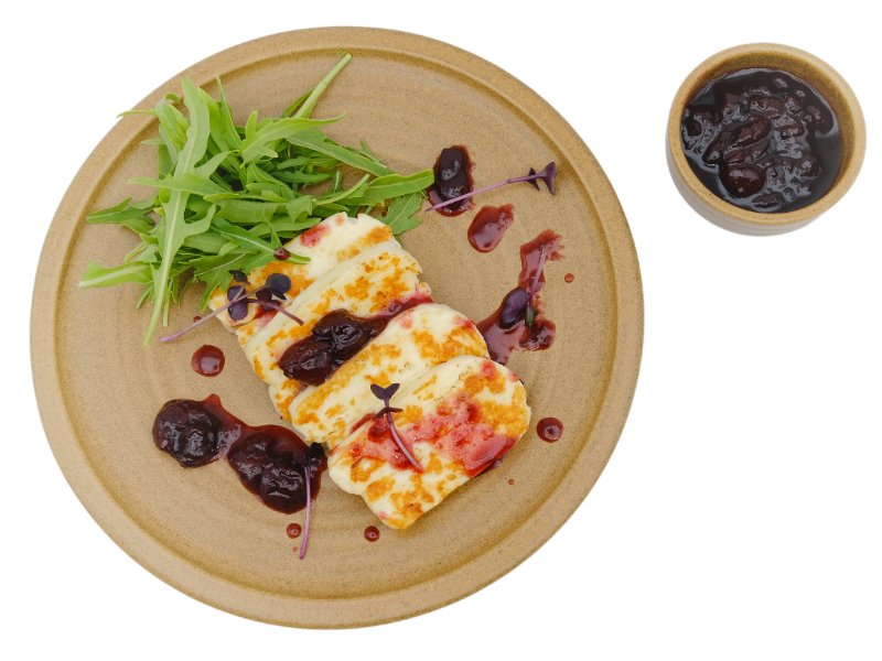 Cherry halloumi