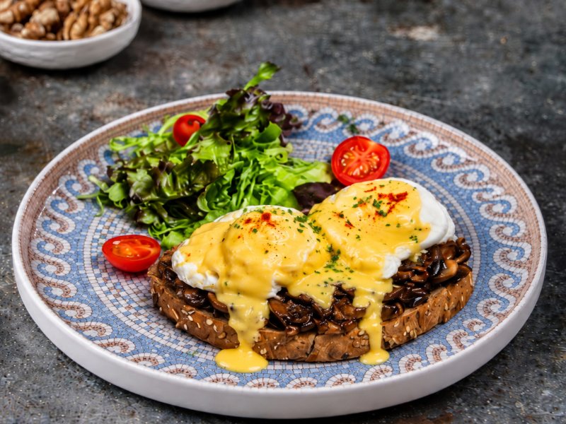 Portobello Eggs Benedict